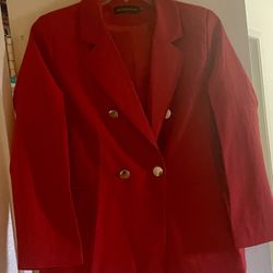 Women’s Red Blazer. Boxelder Dr. 92563