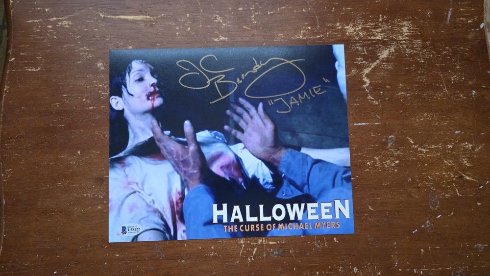 J. C. Brandy (Jamie/Halloween Curse of Michael Myers) Signed 8x10 Photo, Beckett