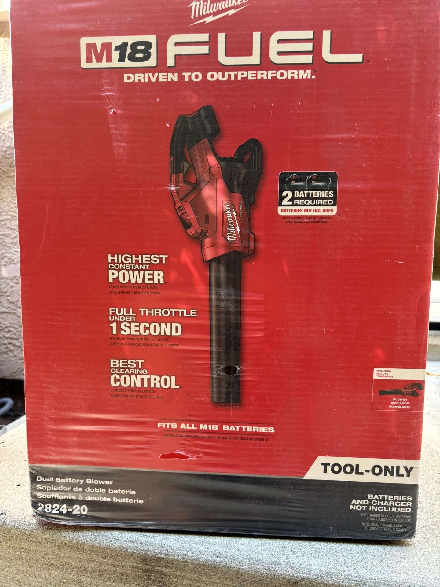 Milwaukee M18 Fuel Dual Battery Blower