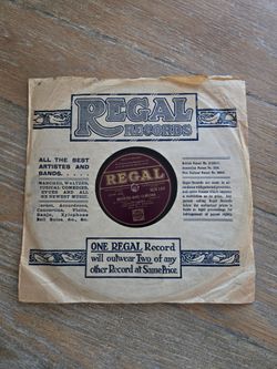 Vintage Regal Records 78 RPM Record – Original Sleeve – Made in England