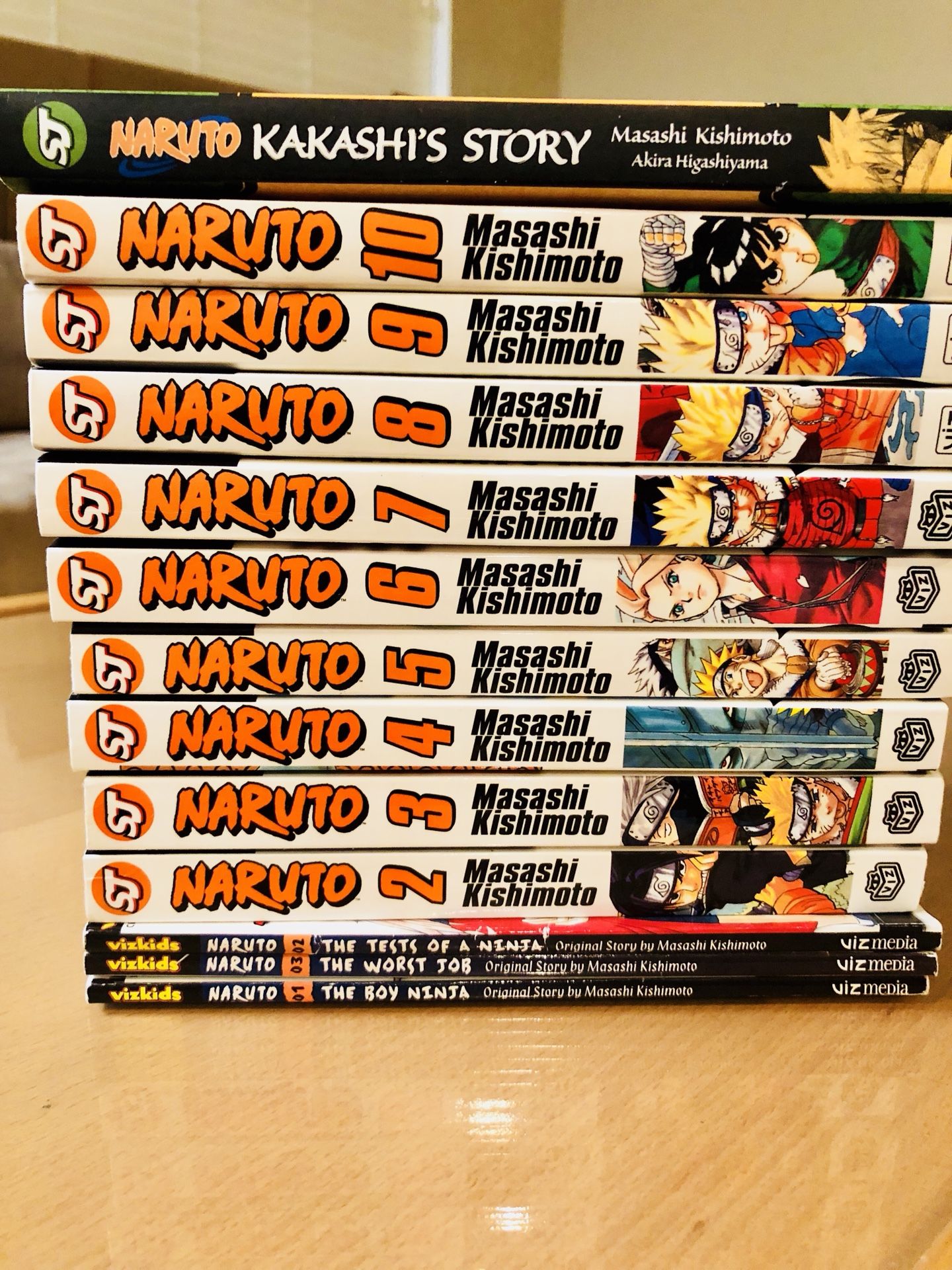 Naruto Manga + Kakashi’s Story.