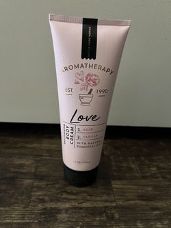 Bath & Body Works Aromatherapy Love Body Cream-Rose & Vanilla Scents
