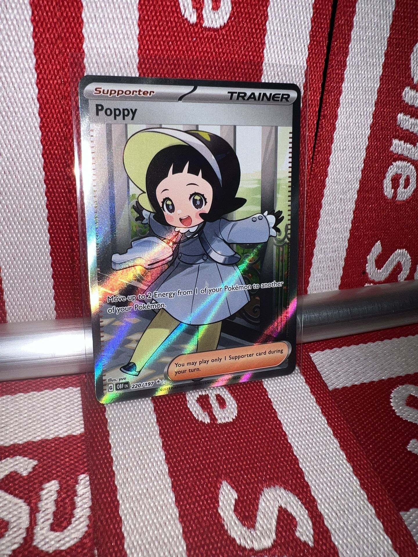 Pokémon TCG Poppy SV03: Obsidian Flames 220/197 Holo Ultra Rare for Sale in  Phoenix, AZ - OfferUp