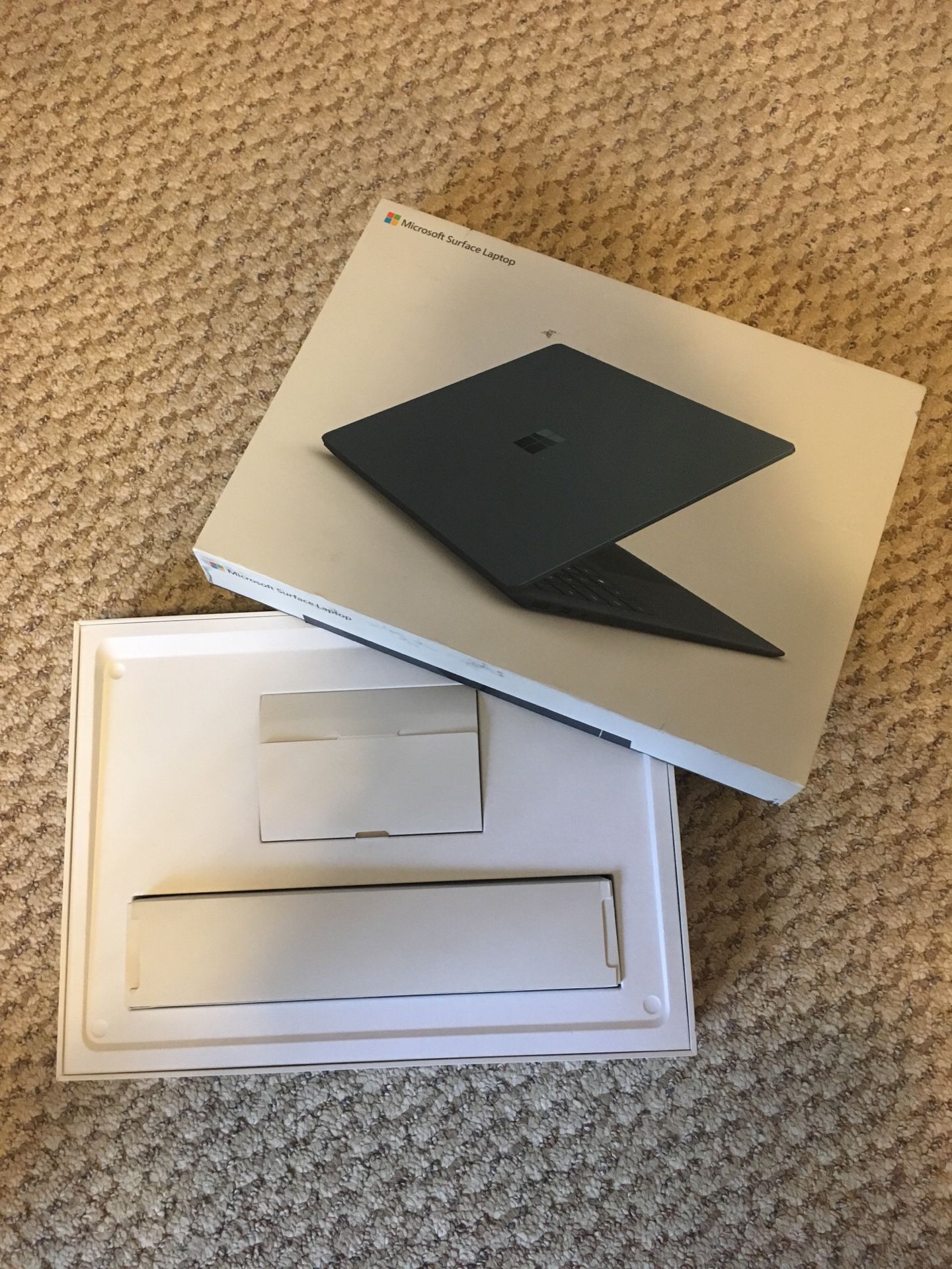 Microsoft surface laptop 2 - JUST THE BOX