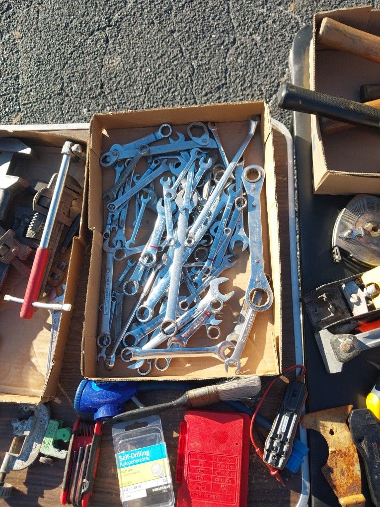 Assortment of wrenches name brand