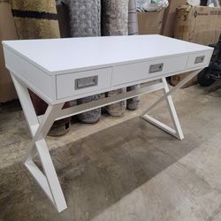 White desk with 3 drawers
47.5x20x30"

$220 FIRM