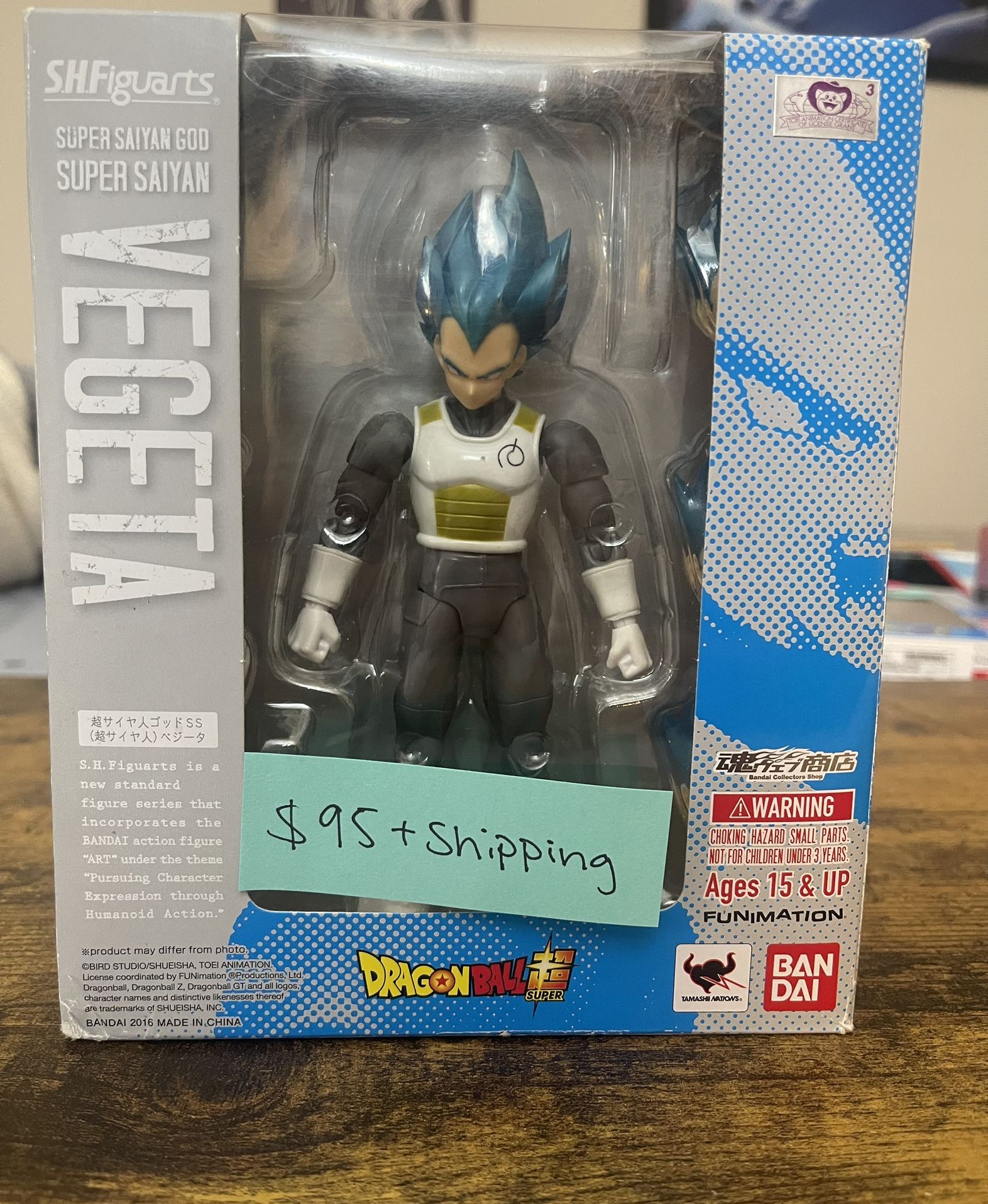 SH FIGUARTS SUPER SAIYAN GOD SUPER SAIYAN BLUE VEGETA