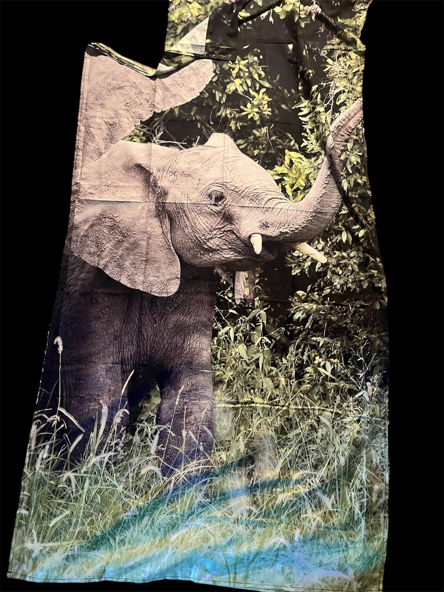 Mommy & Baby Elephant 84” Curtain Panel Set