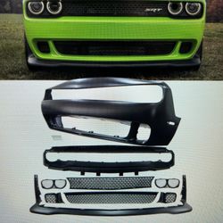 15-17 Dodge Challenger HellCat ScatPack Front Bumper Conversion
