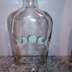 Moon Water Glass Bottle