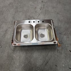 Double Basin Stainless Sink 