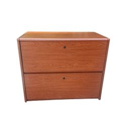 Two Drawer Lateral File Cabinet $80 (Good Condition)