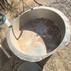 Stainless Steel 42” Round Trough , OBO