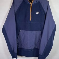 Nike NSW CE Winter Polar Fleece CZ4900 410 Blue/Gold New Men's Size Small