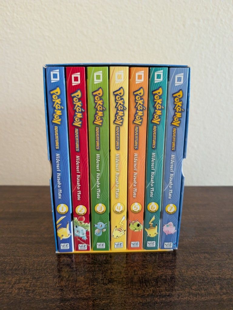 Pokemon Adventures Red And Blue Vol 1-7 Box Set
