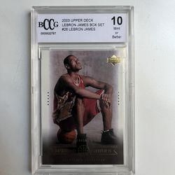 LeBron James Rookie Card 2003 Upper Deck LeBron James Box Set #26 