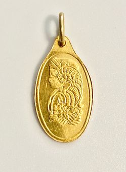 24k 1 gram pendant