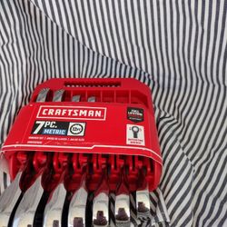 7 Piece Metric Wrench 12 Point Ratcheting Wrench