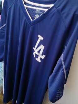 La Dodgers V-Neck Jersey Shirt