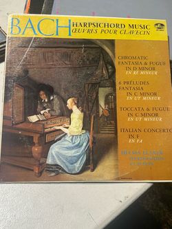 J.S. Bach Harpsichord Music-Elsner - Vinyl Record Allegro AR-88007