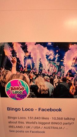 Two Bingo Loco Tickets