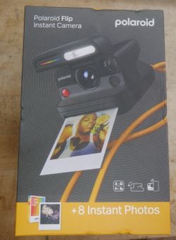 Polaroid Flip Instant Camera Bundle + 8 Instant Photos - Exp 04/15/2027 - New!! F(contact info removed)8.
