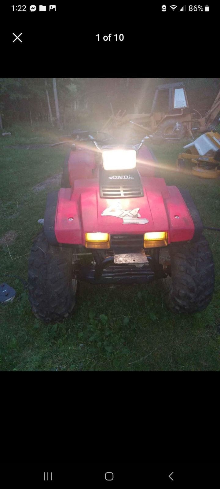 Honda 350 87 Foreman 4x4 Foretrax