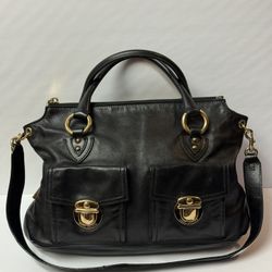 Marc Jacobs Black High Quality Leather Satchel