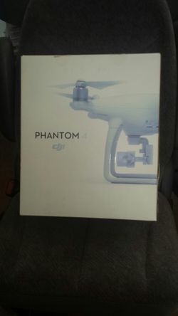 Dji phantom 4 drone box and hard foam factory case.