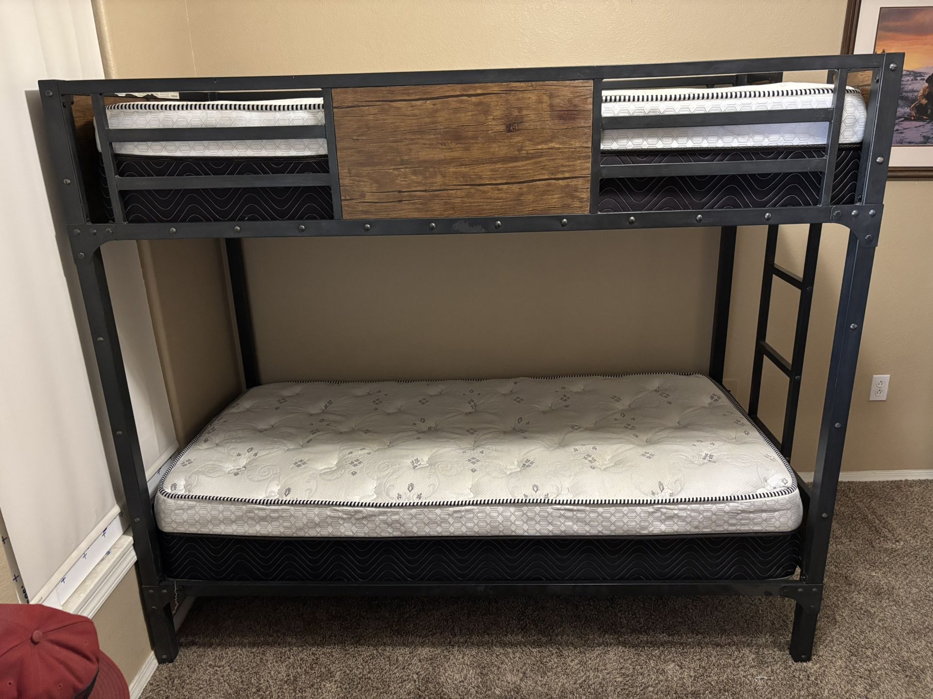 Bunk Bed With Mattresses