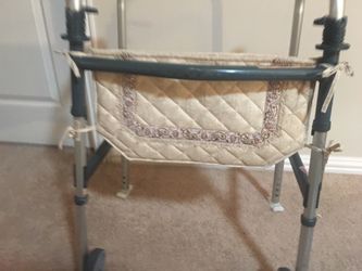 Beautiful storage bags for your walker in several different designs.