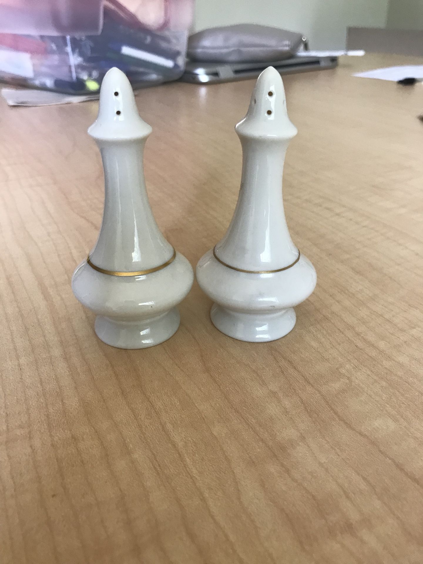 Lenox salt and pepper shakers