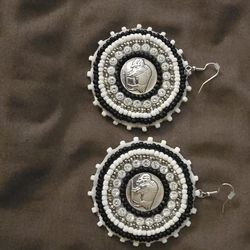 Authentic Indigenous Seed Bead Earrings And Lanyards(please read description)