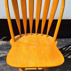 Wooden Swivel Chair (Nice) $15
