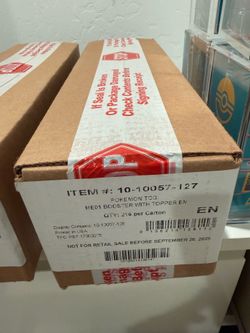 Mega evolution enhanced  booster box case