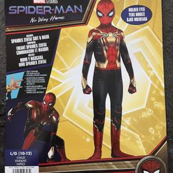 Spider Men Costume Child 10-12