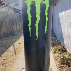 Monster energy punching bag