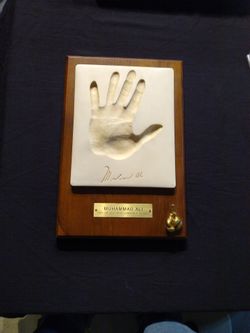 Muhammad Ali Hand print