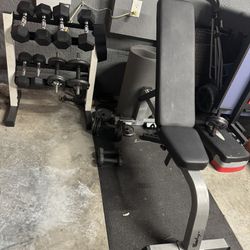 Weight Combo Includes Gym Bench