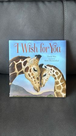 New Hard Cover Book I Wish For You By David Wax