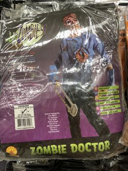 Zombie doctor Halloween costume for adults