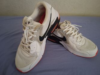 Nike Air Max Excee White/Black Running Training Shoes CD4165 113 Size 9