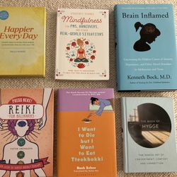 Books about Hygge depression reiki anxiety mindfulness