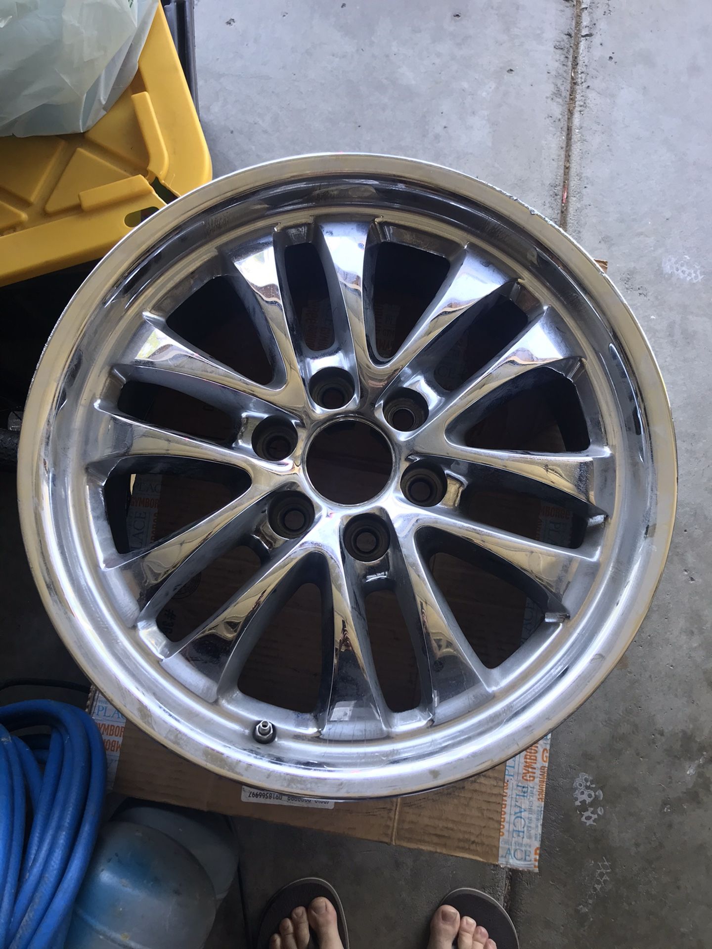 GM 6 Lug 20” Wheels New TPMS Sensors