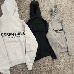 ESSENTIALS/DENIM HOODIES 
