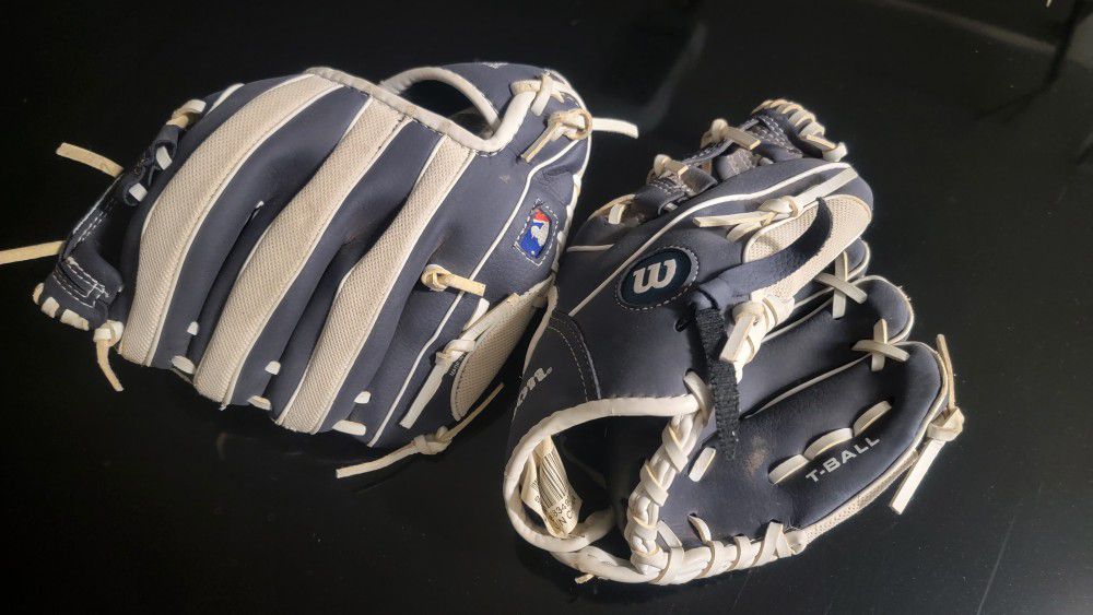 Wilson T-Ball baseball gloves