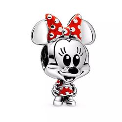 Minnie Mouse Charm For Pandora Bracelet