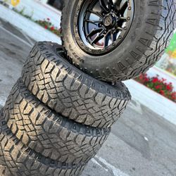 Rines Nuevos 17*9 Para Toyota Tacoma Chevy Silverado Con Llantas 285/70/17 Bfgoodich Ko2 Con 80% 