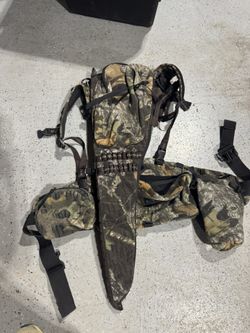 Camouflage Rifle Hunting Pack And Fanny Pack