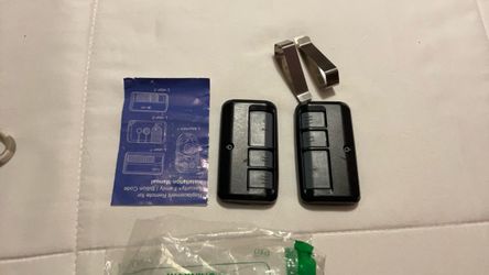 New 2 GARAGE OPENERS FOR 20 dollars for both universal remotes